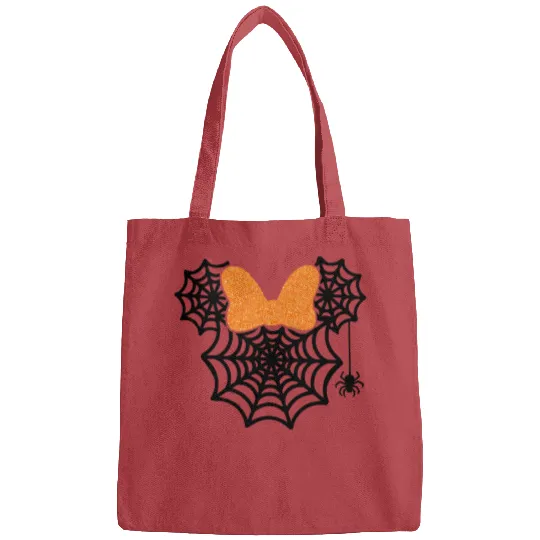 Minnie Mouse Spider Web Halloween Bags, Disney Halloween Bags, Minnie Mouse Halloween Bags, Mickey Halloween Bags,Halloween Spider Web Bags