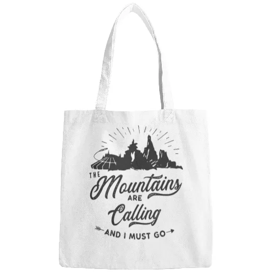 Mountains Are Calling Bags, Disney Splash Mountain, Disney Mountain Bags
