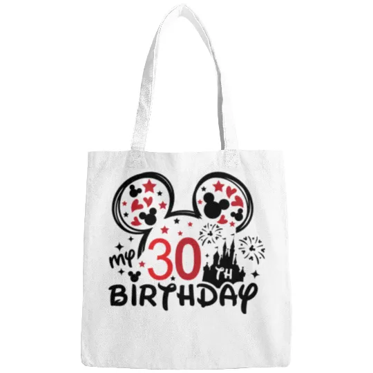 30th Birthday Bags, Disney Squad, Minnie Mickey Birthday Squad Bags