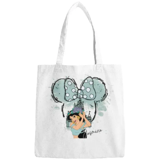Jasmine Princess Bags, Princess Jasmine, Disney Jasmine Princess, Watercolor Disney Princess Bags