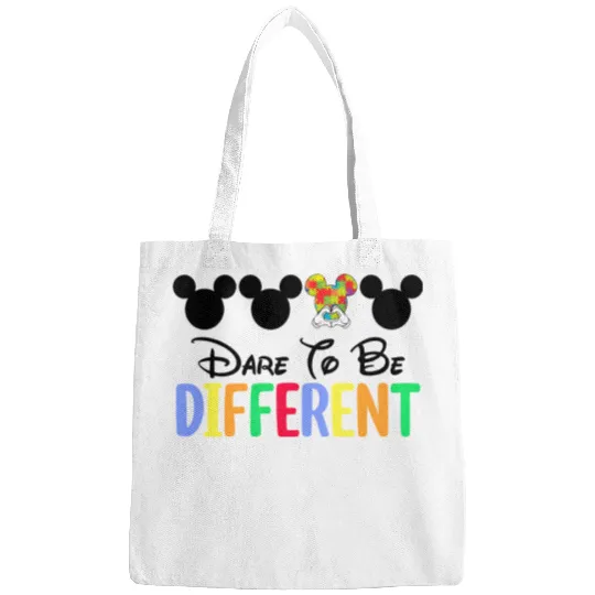 Autism Minnie Mouse Bags, Disney Autism Mom Bags, Mommy And Me Autism Awareness