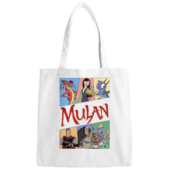 Retro 90s Vintage Disney Mulan Bags , Cri-Kee ,Shan Yu ,Mushu ,Li Shang
