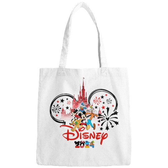 Discover Disney 2024 Bags, Disneyland Mickey Head 2024 Mickey And Friends Bags