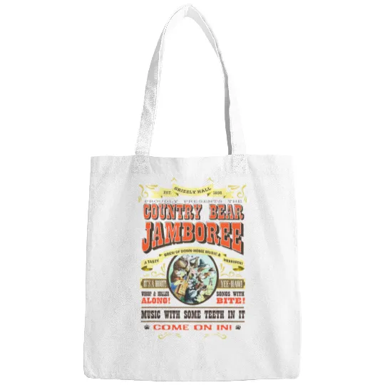 Country Bear Jamboree Bags, Country Bear Bags, Frontierland Bags, Epcot Bags, Vintage Disney Bags, Disney World Bags, Disneyland Bags