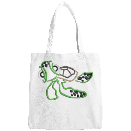 Disney Finding Nemo embroidered Crewneck Crew, Sea Turtle Bags
