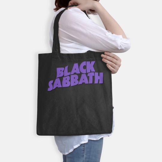 Black Sabbath Purple Logo Bags