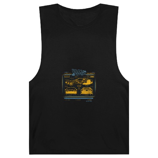Back To The Future 35Th Anniversary Delorean Barnard Tanks