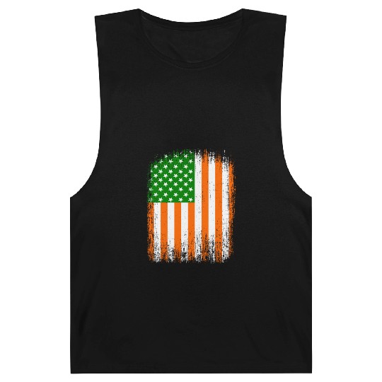Irish American Flag Barnard Tanks