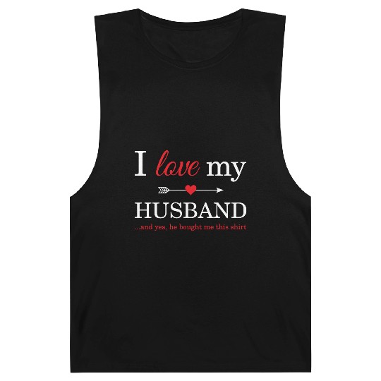 I Love My Husband Barnard Tanks