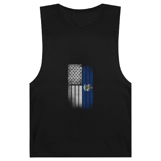 USA Vintage Maine State Flag Barnard Tanks