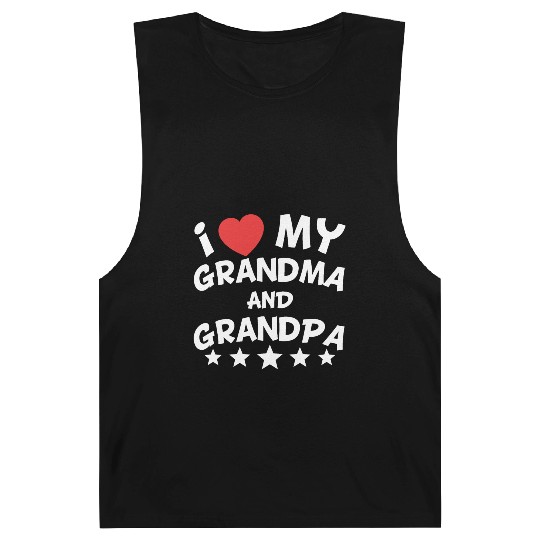 I Heart My Grandma And Grandpa Barnard Tanks