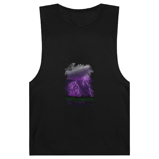 Purple Lightning Scene Barnard Tanks