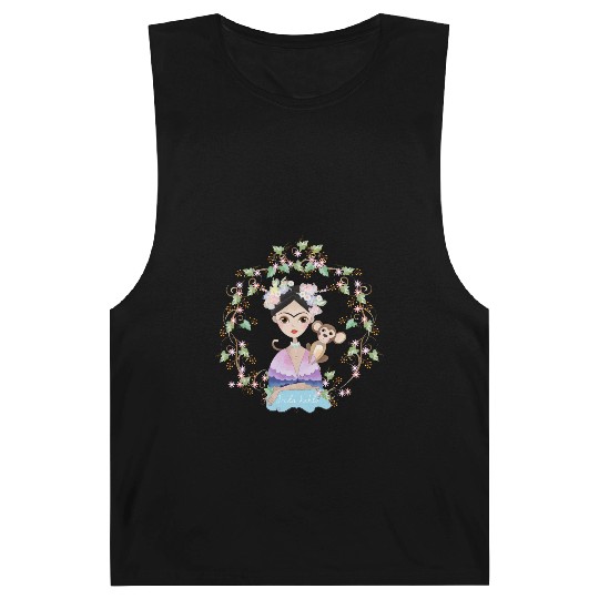Frida Kahlo girl's Barnard Tanks