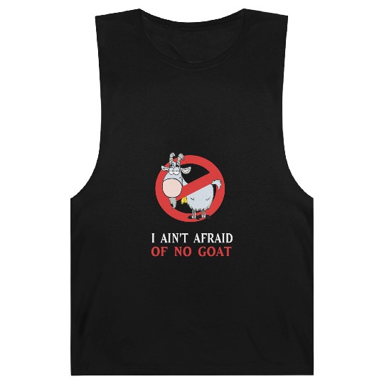 Cubs Goat Funny Barnard Tanks I Ain t Afraid of No Goat