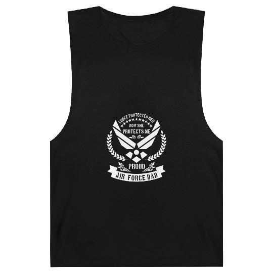 Proud Air Force Dad - USA military Barnard Tanks