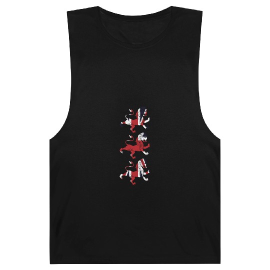 Union Jack Three Lions United Kingdom Great Flag Barnard Tanks