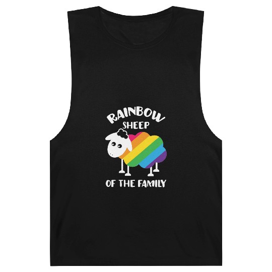 Rainbow Sheep Of The Family LGBT Barnard Tanks
