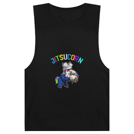 FLGBT Jitsucorn Unicorn BJJ and Jiu Jitsu Barnard Tanks