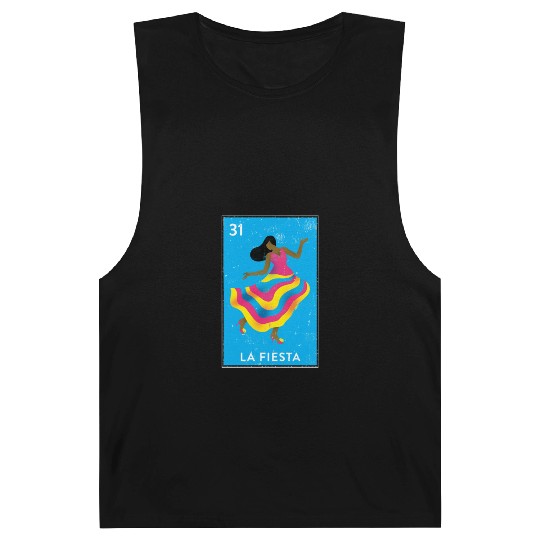 La Fiesta Mexican Loteria Bingo Card Barnard Tanks