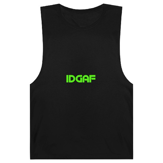 IDGAF (LIME GREEN PRINT) Barnard Tanks