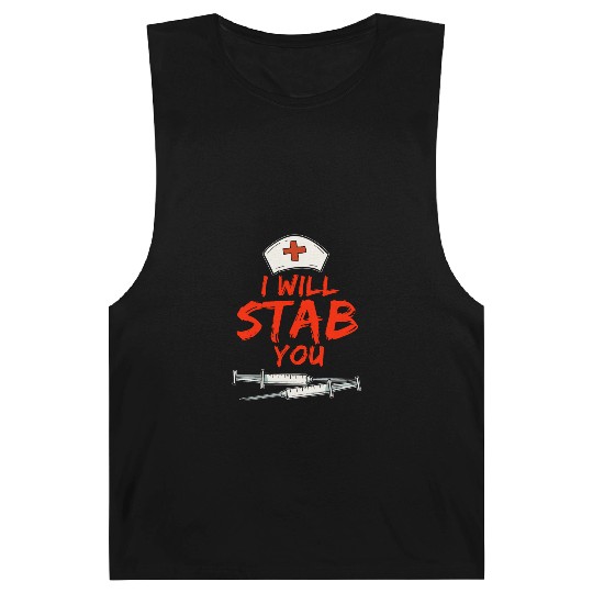 Nurse Stab Hospital Syringe Injection Medical Gift Barnard Tanks