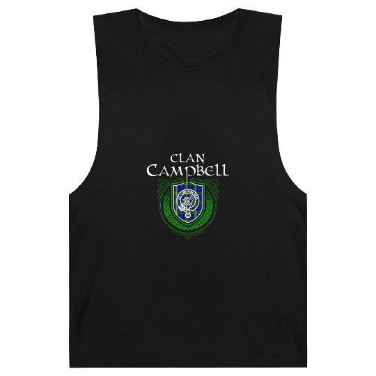 Campbell Surname Scottish Clan Tartan Crest Badge Barnard Tanks