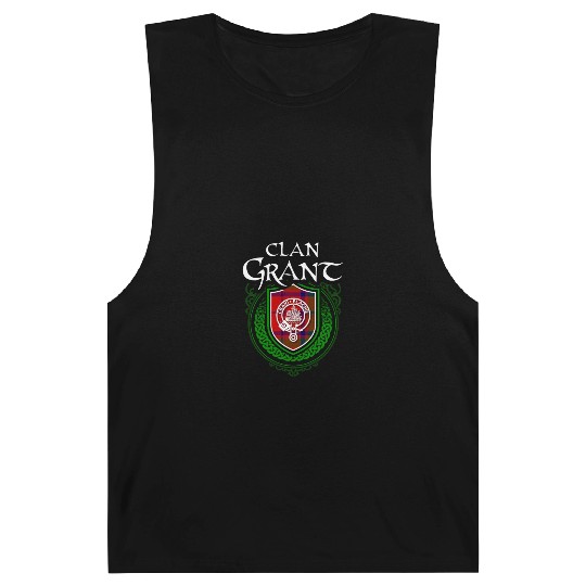 Grant Surname Scottish Clan Tartan Crest Badge Barnard Tanks