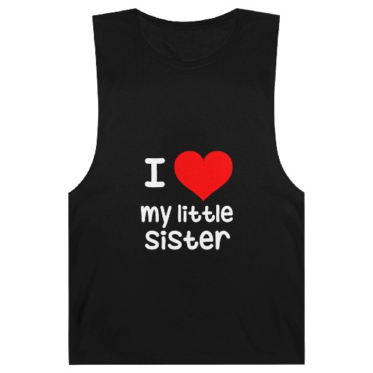 I Love my little Sister Barnard Tanks