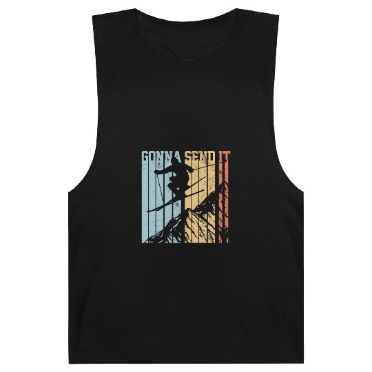 Gonna Send It - Ski Vintage Gift Barnard Tanks