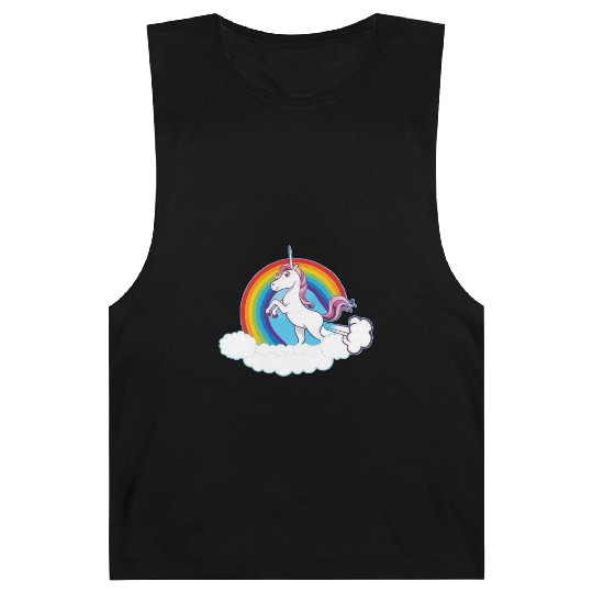 Rainbow Unicorn Love Barnard Tanks