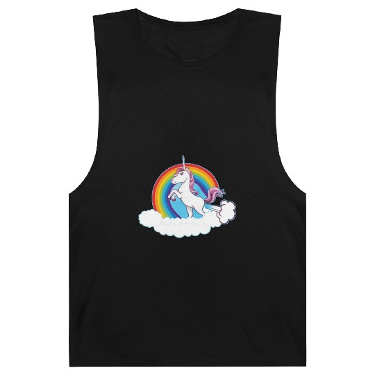 Rainbow Unicorn Love Barnard Tanks