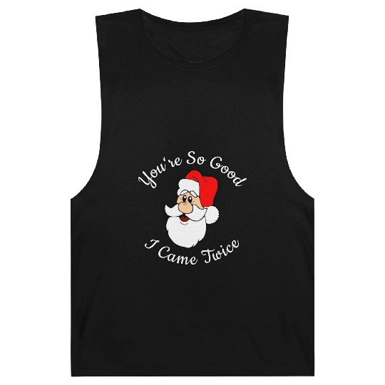 Adult Humor Naughty Dirty Santa Christmas Gift Barnard Tanks