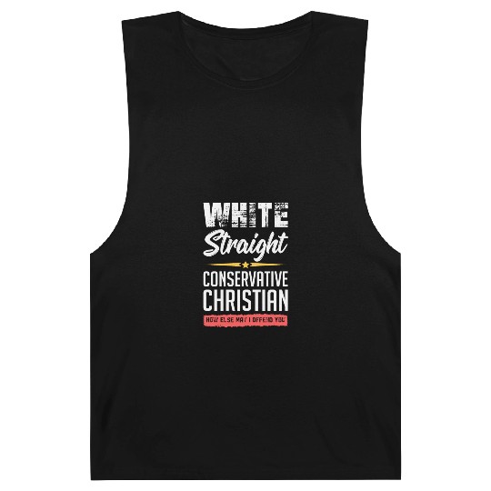 Funny political conservative Christian gift idea Barnard Tanks