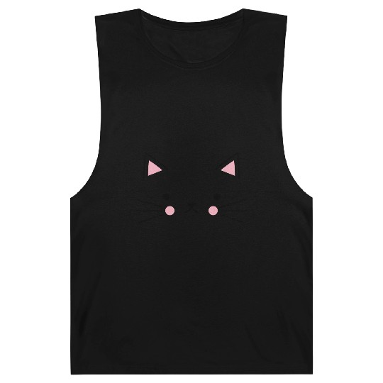 Cat Face Meow Barnard Tanks