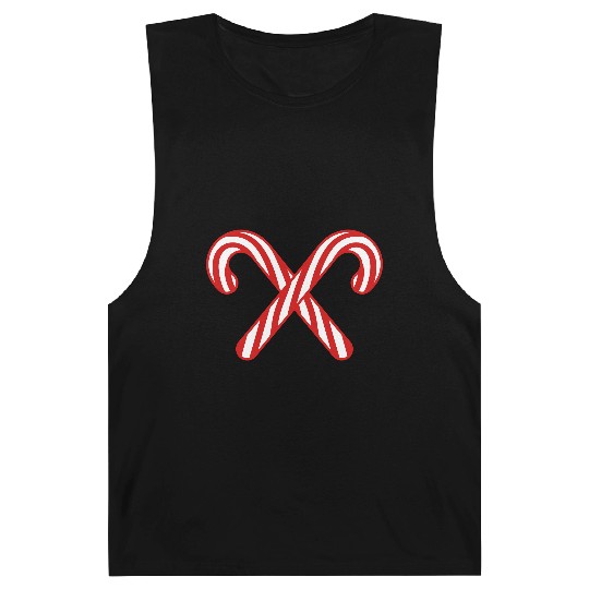 2 candy cane cross x delicious candy sugar sweet h Barnard Tanks