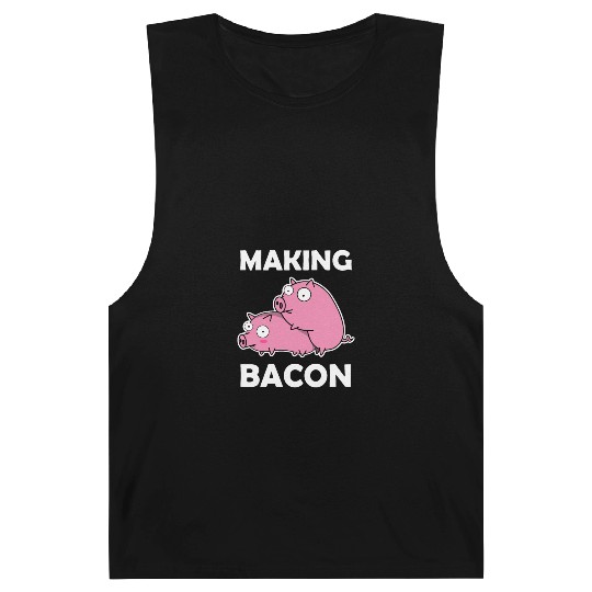 Making Bacon Pigs sx Farmer Funny Gift Piglet Barnard Tanks