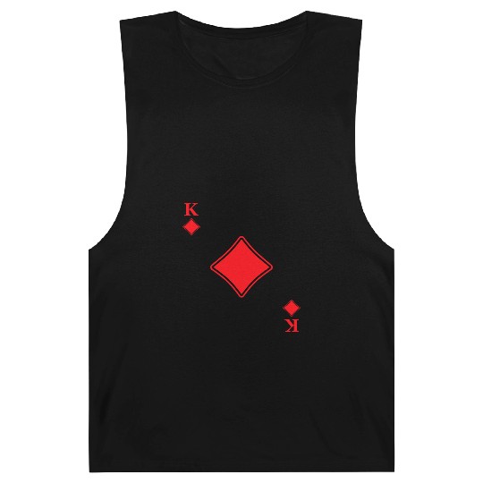 King Of Diamonds Playing Cards Poker Casino Gift Barnard Tanks