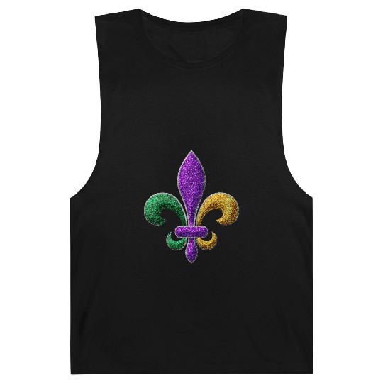 Mardi Gras New Orleans SaintsFleur De Lis Bling Barnard Tanks