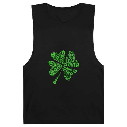 She's Like Is 4 Leaf Clover Hard To Find Lucky Barnard Tanks