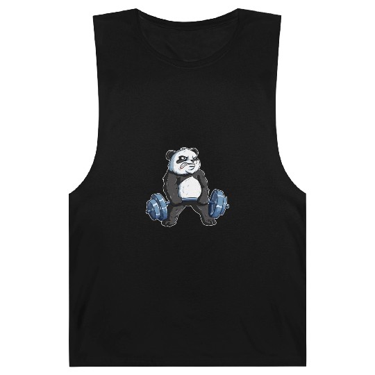 Deadlift Panda Gym Wear Barnard Tanks