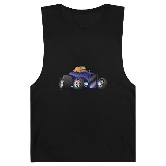 Highboy hot rod deep purple roadster Barnard Tanks