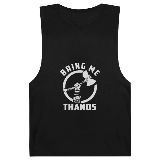 bring me Thanos stormbreaker black and white Barnard Tanks