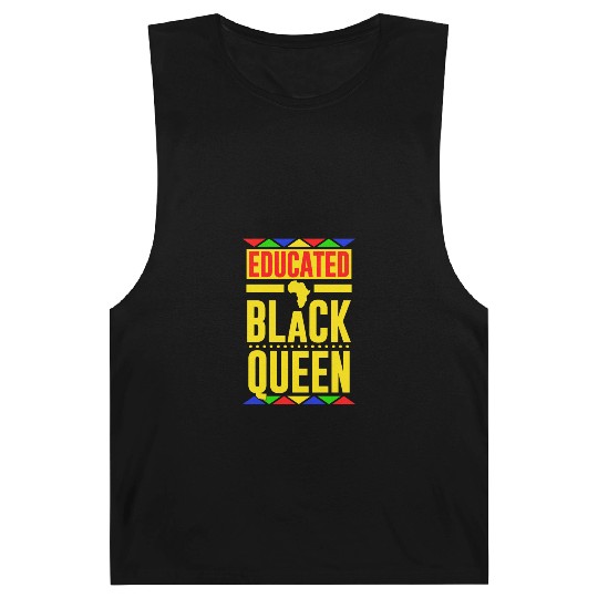Educated Black Queen Barnard Tanks
