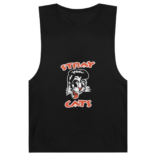 STRAY CATS Rockabilly Cool Cat Tattoo Barnard Tanks