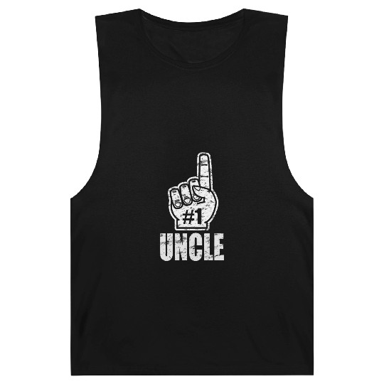 No 1 Uncle - Best Uncle Number one Finger up Barnard Tanks