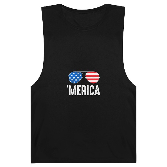 4th of July Merica Barnard Tanks USA American Pride