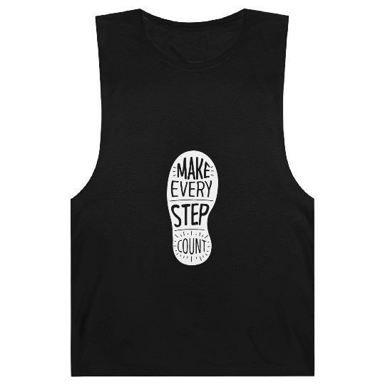 Make Every Step Count typography Barnard Tanks