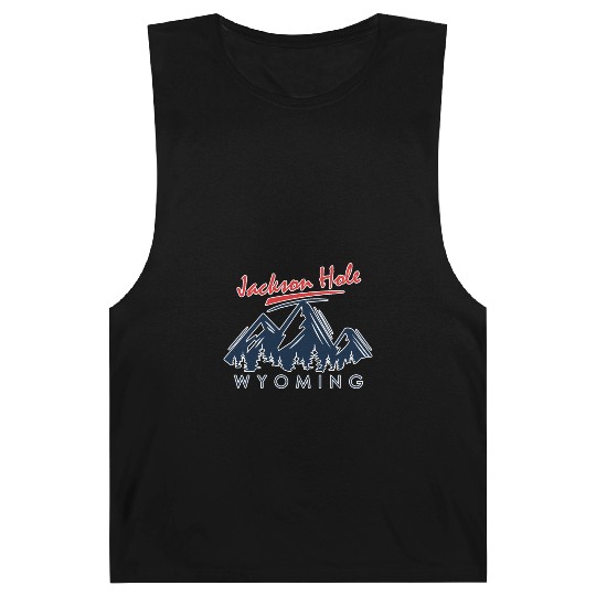 Jackson Hole Wyoming Barnard Tanks Vintage City Retro Tshi
