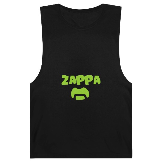 New FRANK ZAPPA Eccentric Rock Icon Logo 70s Men s Barnard Tanks