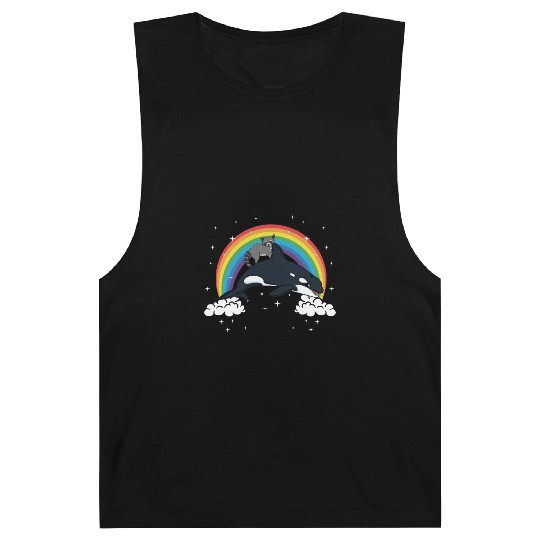 Raccoon Trash Panda Funny Orca Killer Whale Gift Barnard Tanks